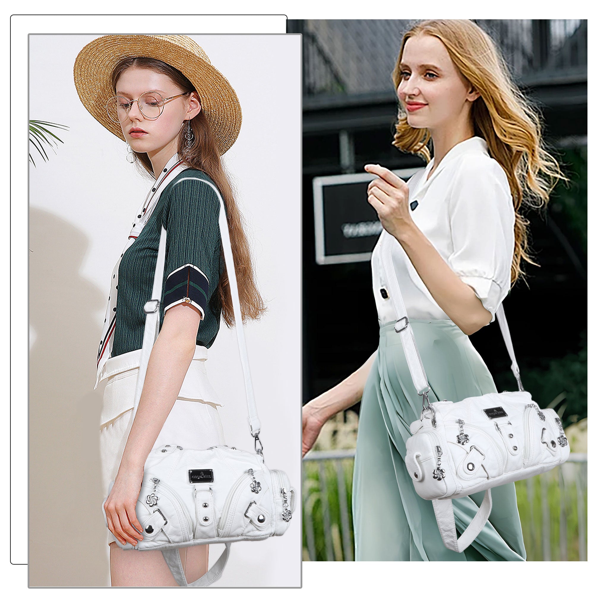 Retro waterproof convenient shopping shoulder bag-Angelkiss Bag