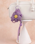 Floral Charm Pendant – Elegant Bloom Accessory for Bags key
