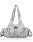 Retro tie-dye adjustable chic shopping tote