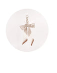 Bow Bag Charm Keychain with Structured Shape