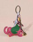 Colorful Elephant Charm – Fun Bag Pendant & Key Ring for Women | Angelkiss