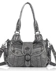 Women's Retro Fashion Multi-compartment Large Capacity Hobo Bag