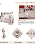 Solid color wash water pu leather adjustable shoulder strap daily shoulder bag-Angelkiss Bag
