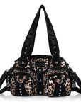 Washed Desigher Handbag For Women with Multi pockets