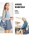 tie-dye Minimalist Adjustability Daily tote bag-Angelkiss Bag
