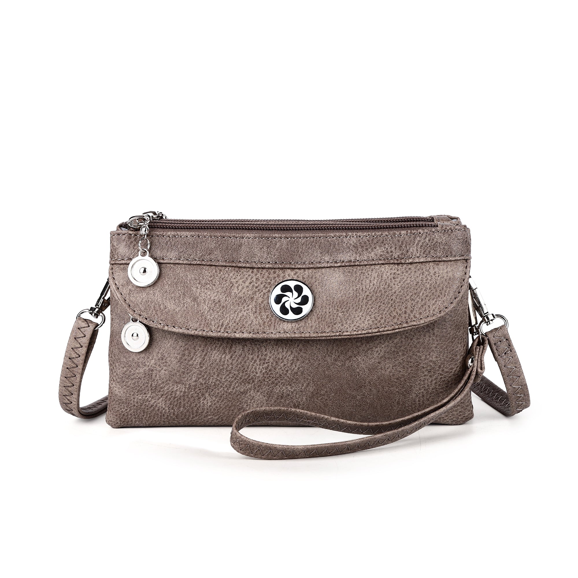 Hobo fern leather sling bag & strap purse for women-Angelkiss Bag