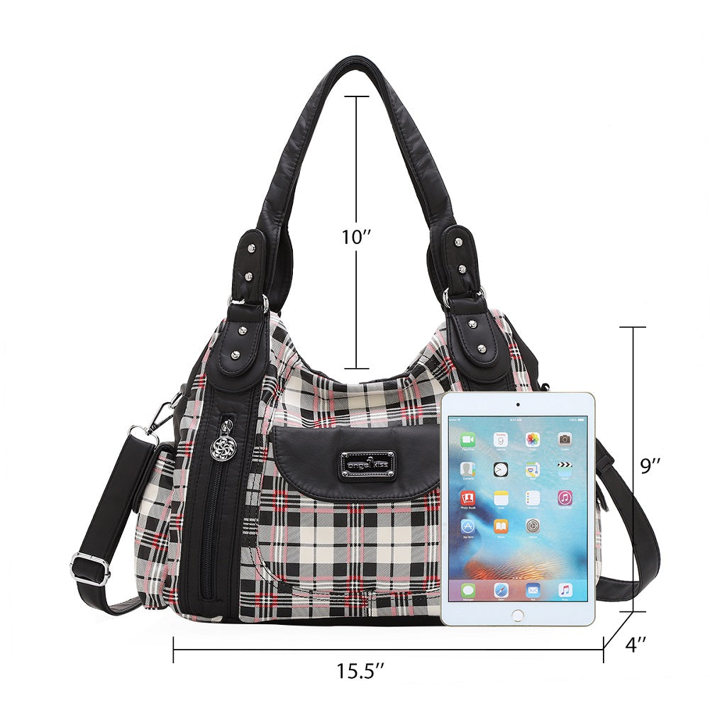 Fashion Washed Leather Bobo Shoulder Bag-Angelkiss Bag