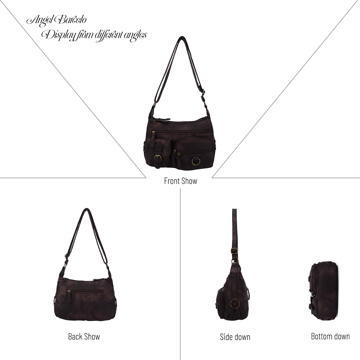 tie-dye Minimalist  Adjustability Daily tote bag-Angelkiss Bag