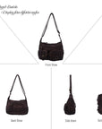 tie-dye Minimalist Adjustability Daily tote bag-Angelkiss Bag