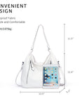 Women bucket handbag Hobo bag Large Capacity-Angelkiss Bag