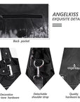 Washed Leather Hobobags Women Shoulder Bags-Angelkiss Bag