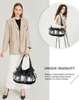 washed tie-dyeDaily women simple unique hobo handbag-Angelkiss Bag