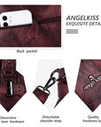 Washed Leather Hobobags Women Shoulder Bags-Angelkiss Bag