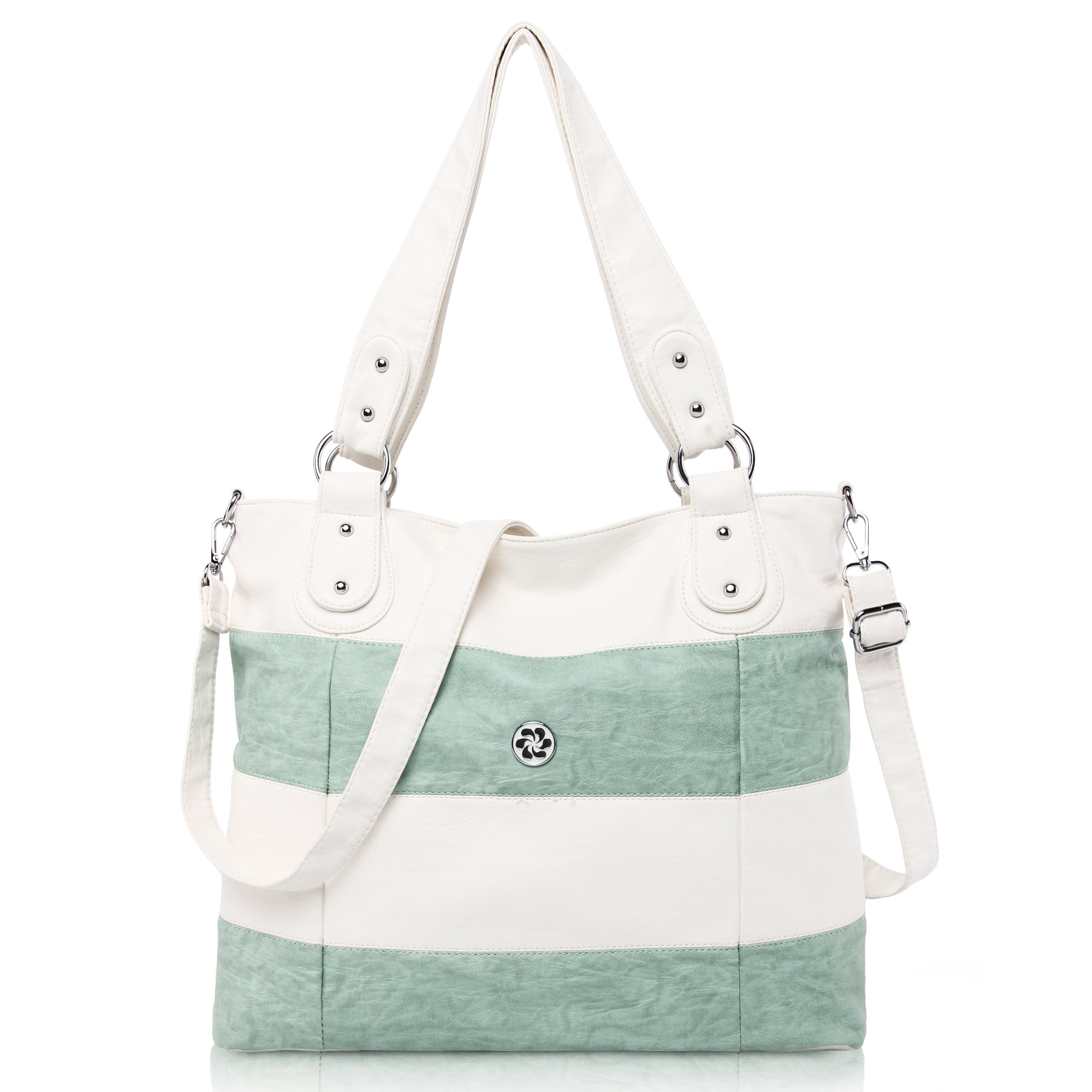 Soft Washed PU Leather Shoulder Crossbody Handbags-Angelkiss Bag