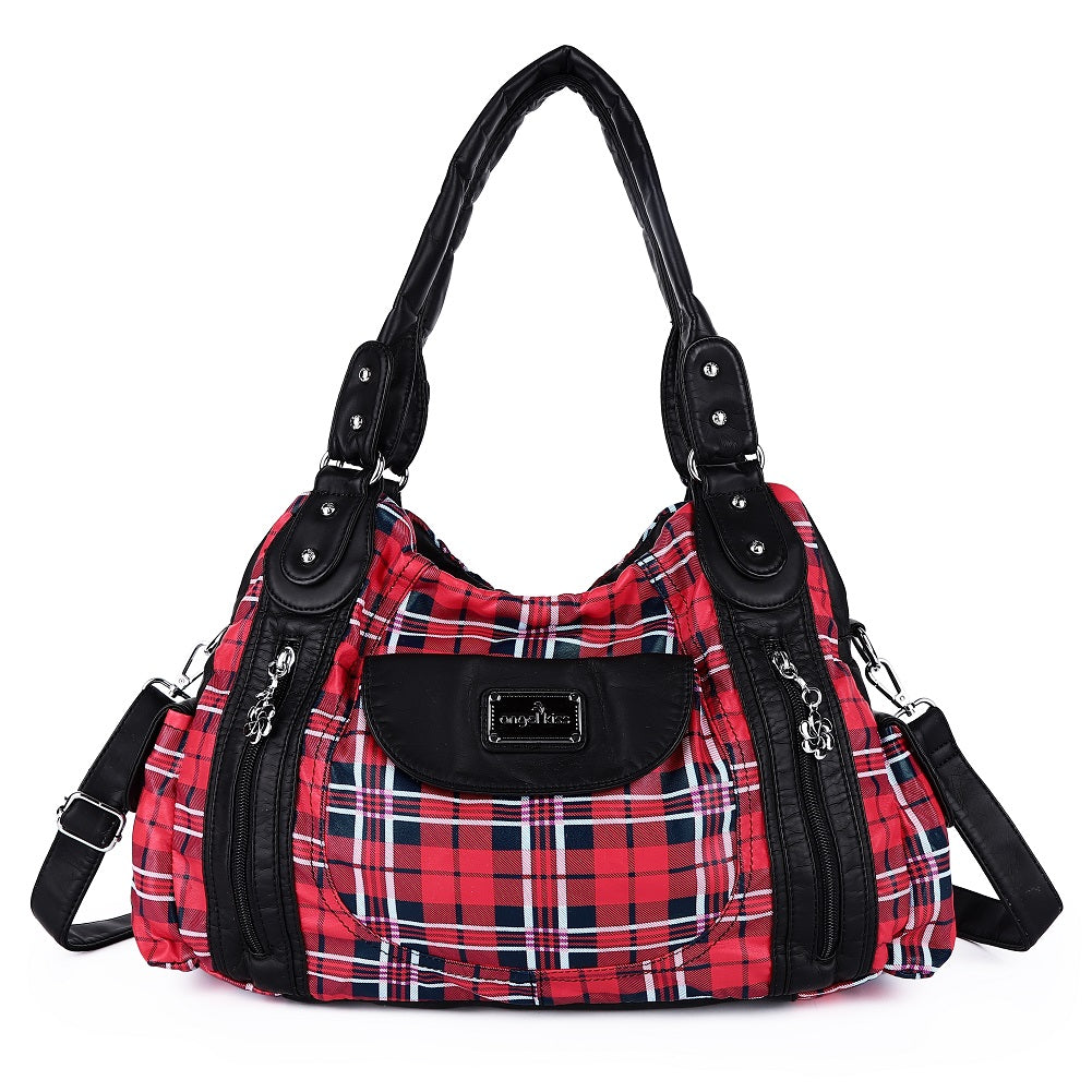 Fashion Washed Leather Bobo Shoulder Bag-Angelkiss Bag