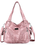 washed tie-dye design Daily women simple unique hobo handbag-Angelkiss Bag
