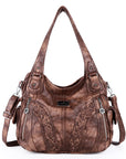 washed tie-dye design Daily women simple unique hobo handbag-Angelkiss Bag