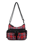 plaid art chic crossbody bag /handbag-Angelkiss Bag