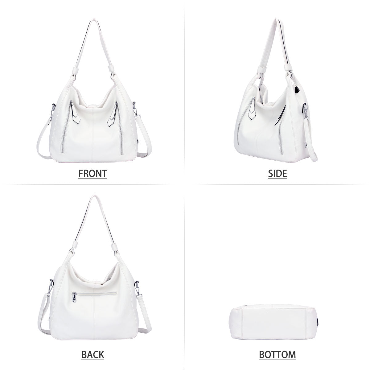 Women bucket handbag Hobo bag Large Capacity-Angelkiss Bag
