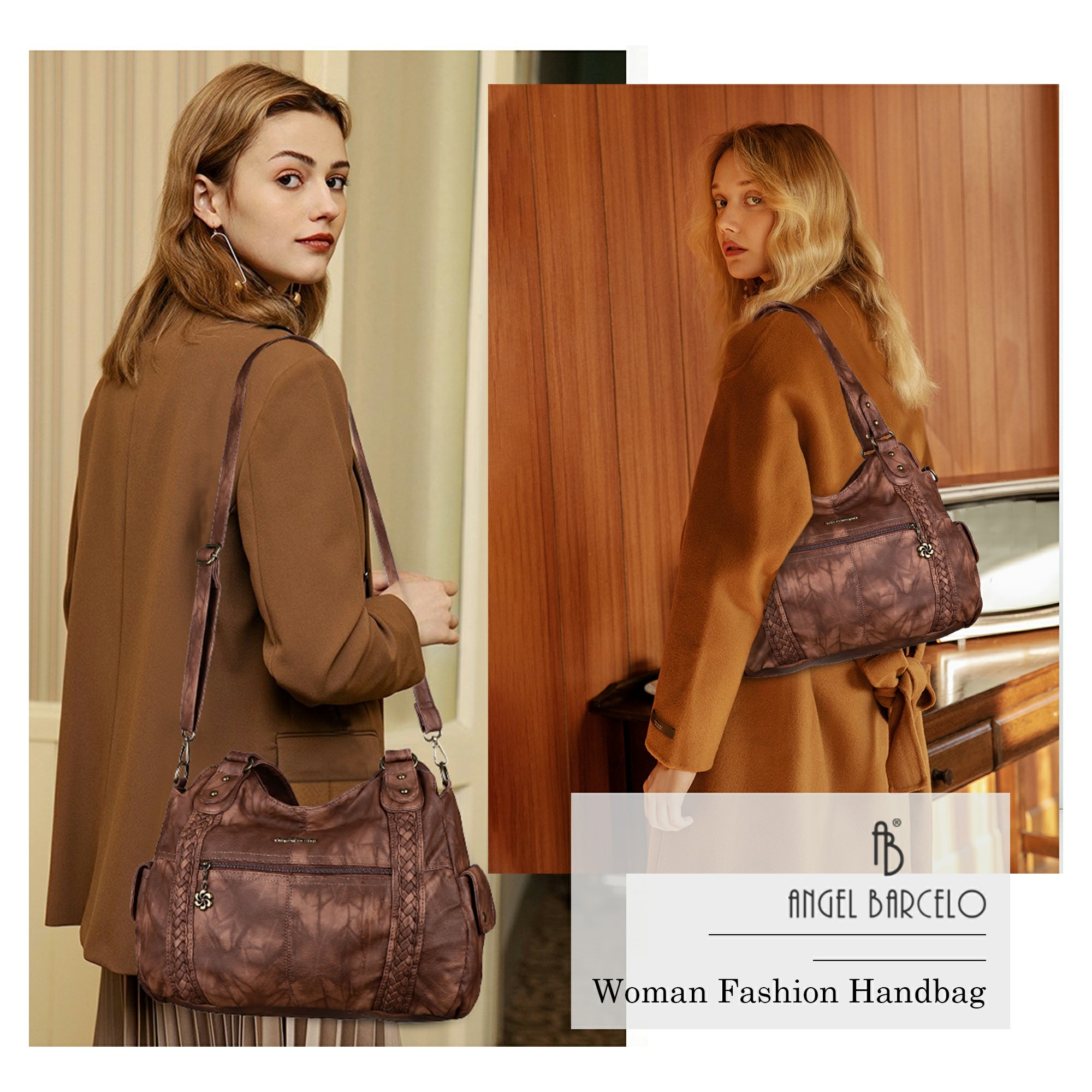 Women's spacious multi-functional homeless handbag shoulder bag-Angelkiss Bag