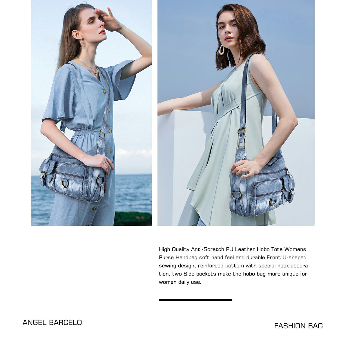 tie-dye Minimalist  Adjustability Daily tote bag-Angelkiss Bag