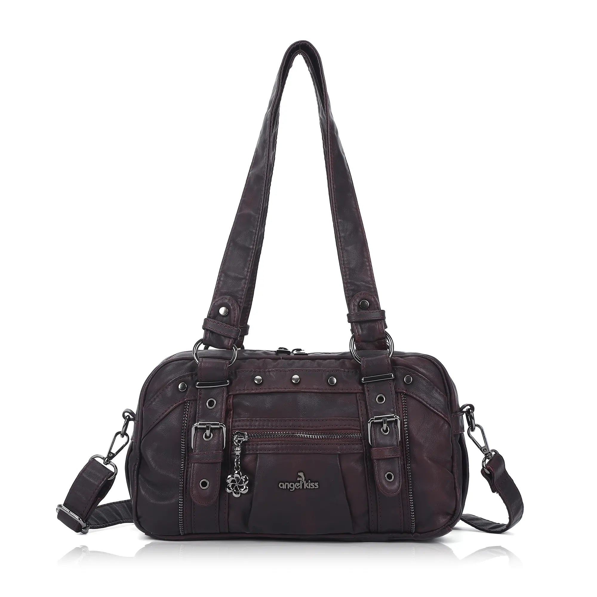 A Satchel Bag Looks Stronger When the Front Has Something to Say