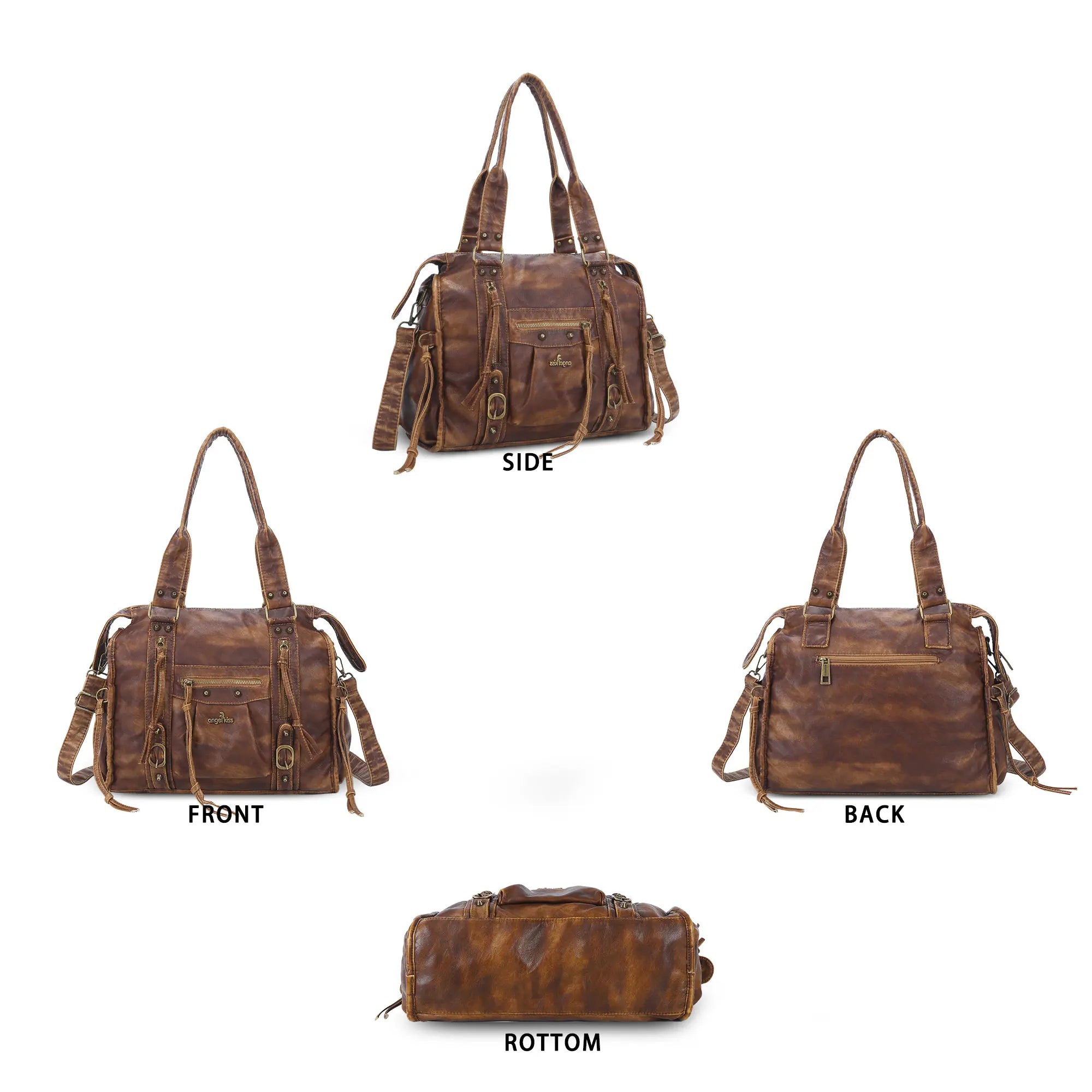 Multi-Compartment Large-Capacity Eco-Friendly Tote Bag for Women