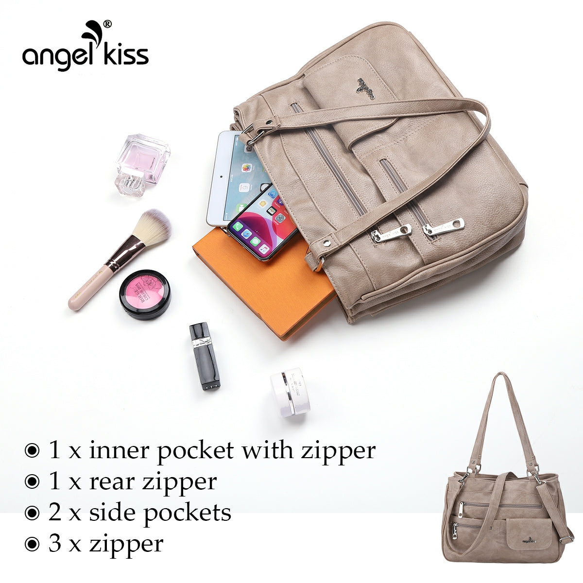 Stylish Trendy  Adjustability multi-functional Daily  women shoulder bag | Angel Kiss bag