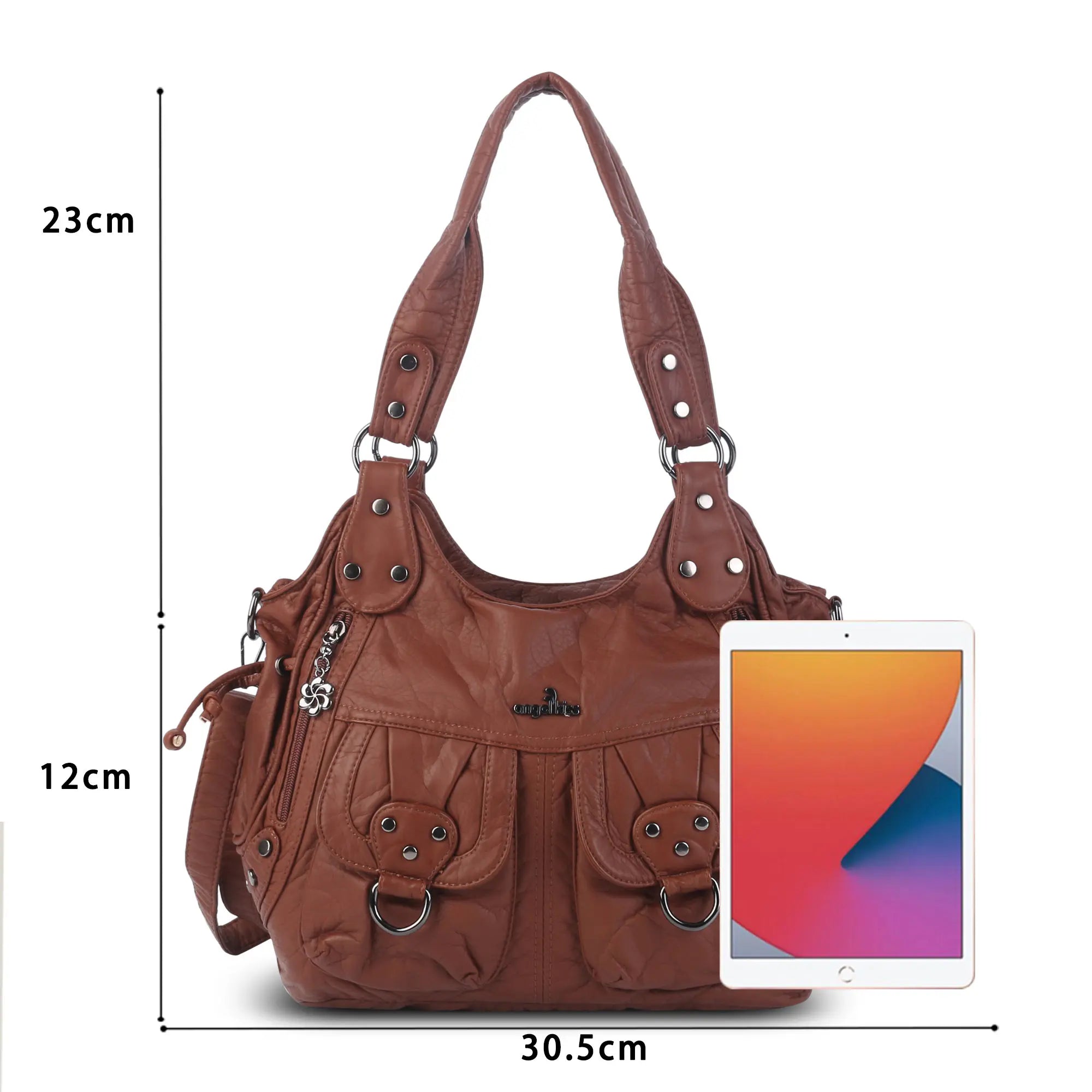 Angelkiss Urban Wash Leather Shoulder Bag