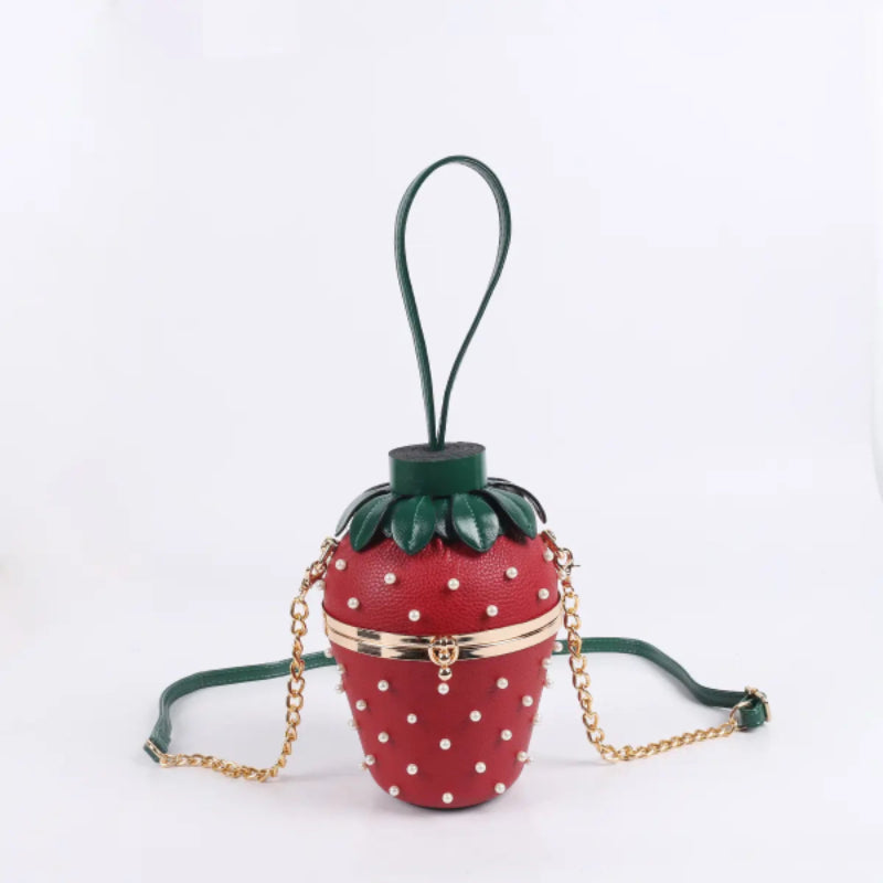 3D Strawberry Crossbody Bag | Handbag
