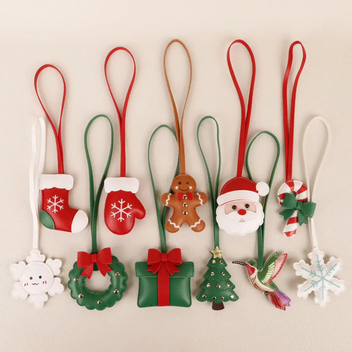 Christmas Bag Charms – Candy Cane, Santa &amp; Holiday Favorites
