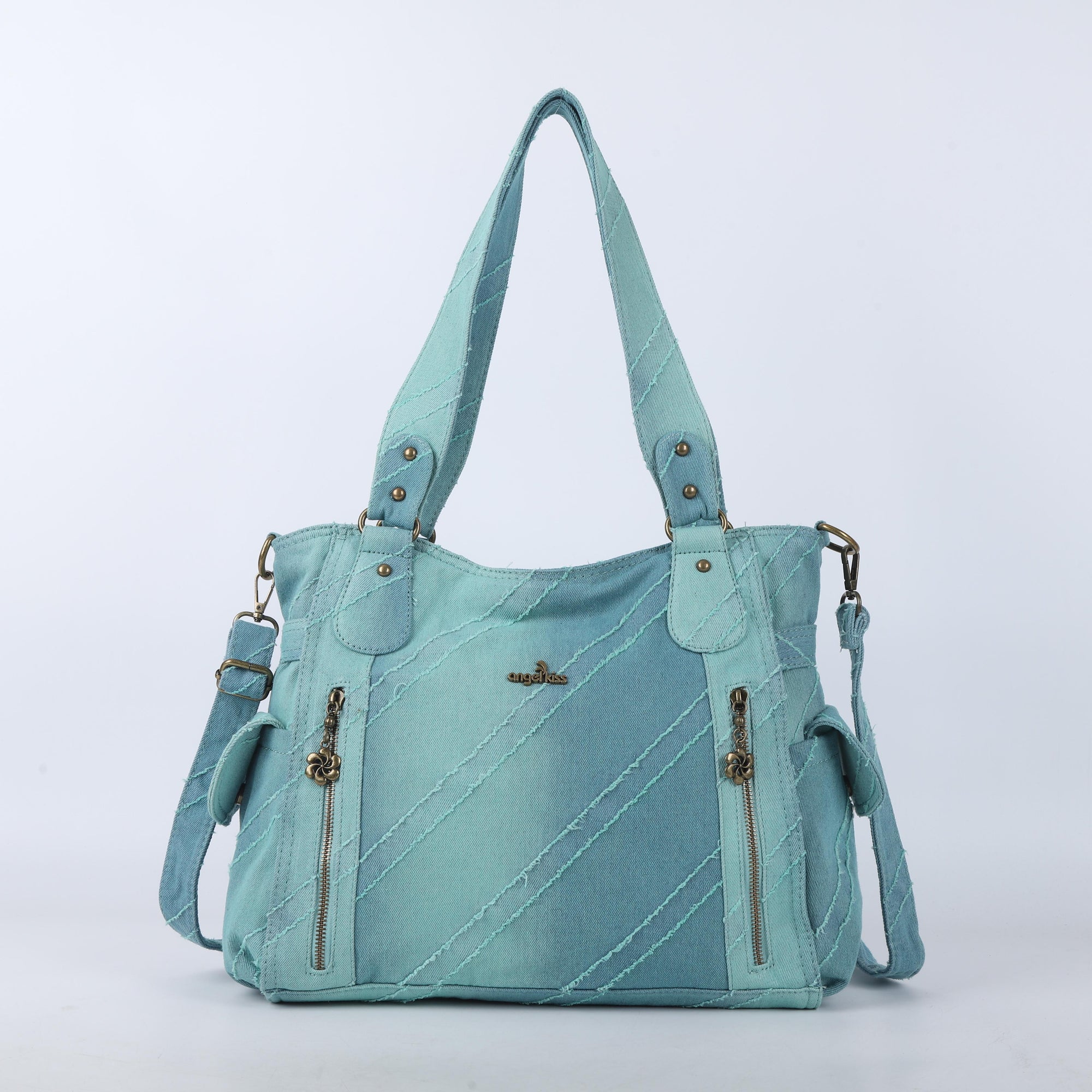 Angel Kiss Ladies vintage denim handbag