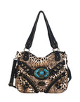 Vintage Leopard Shoulder Bag · Artistic Craftsmanship