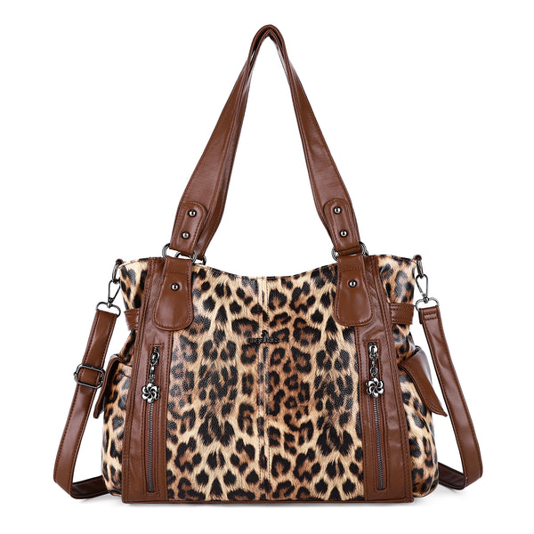 Angel Kiss lady Leopard print handbag