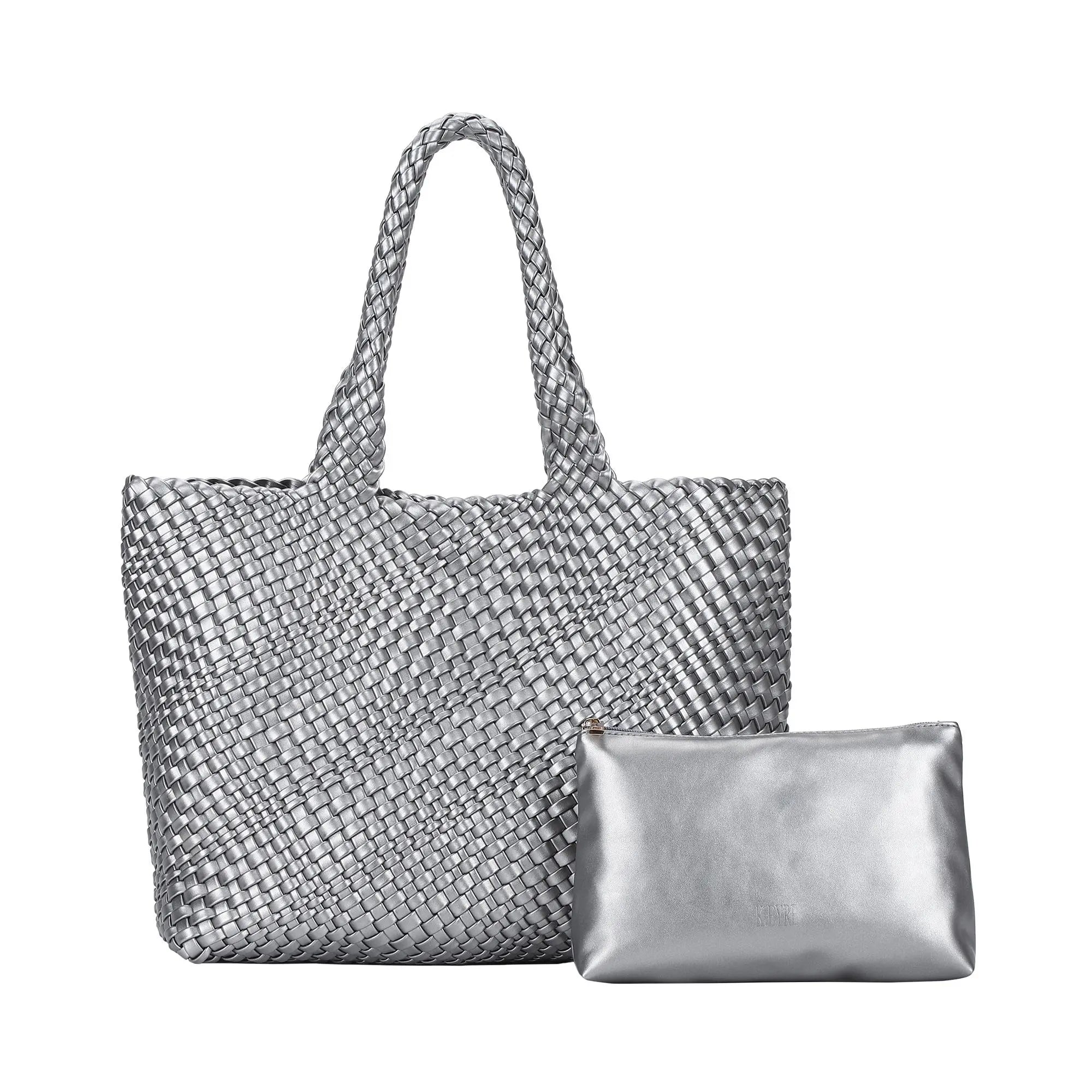 Angelkiss PU Leather Tote Bag with Pouch – Elegant Everyday Handbag