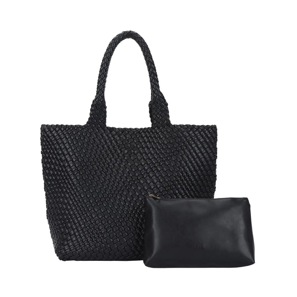 Angelkiss PU Leather Tote Bag with Pouch – Elegant Everyday Handbag