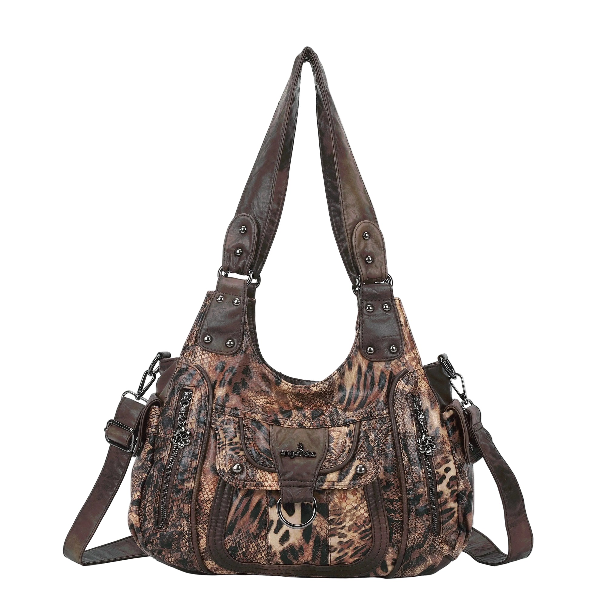 Vintage Slouchy Moto Shoulder Purse