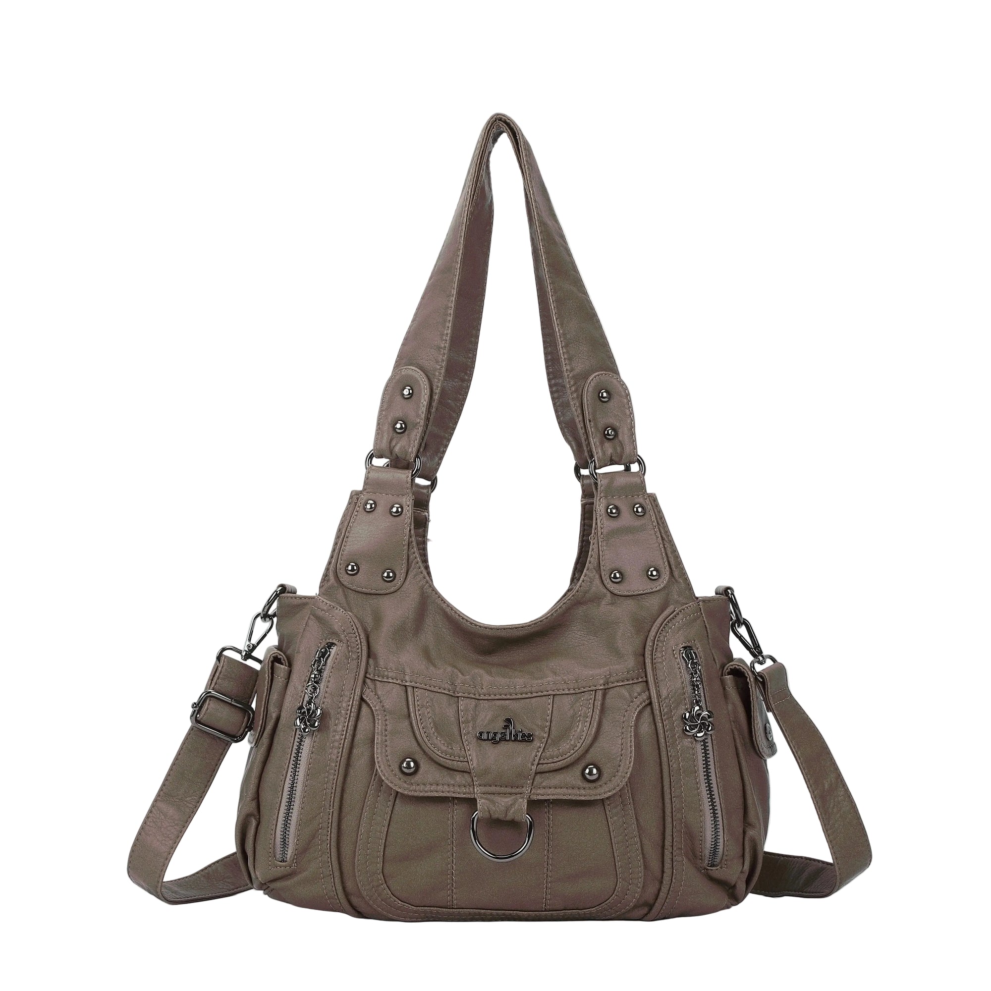 Vintage Slouchy Moto Shoulder Purse