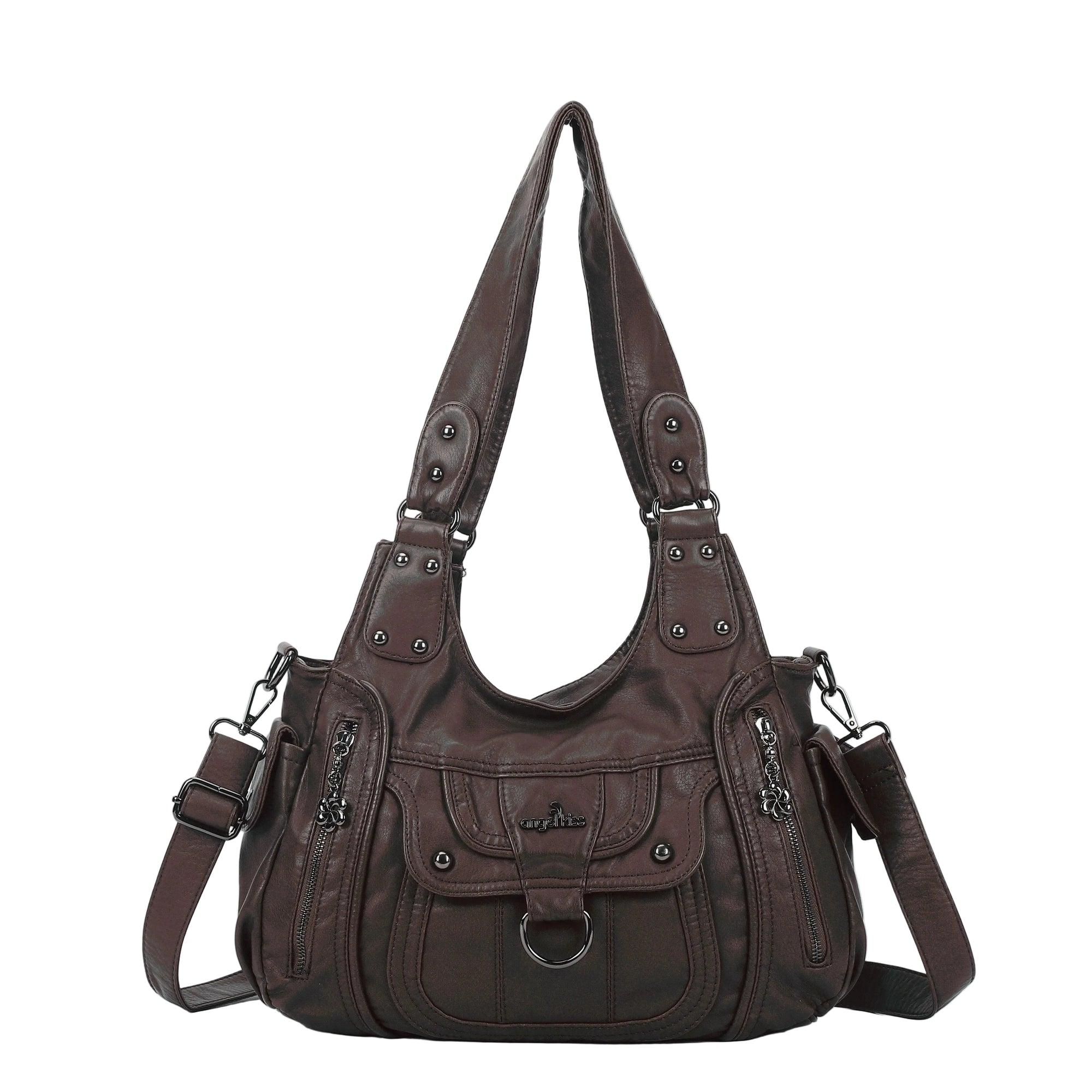 Vintage Slouchy Moto Shoulder Purse