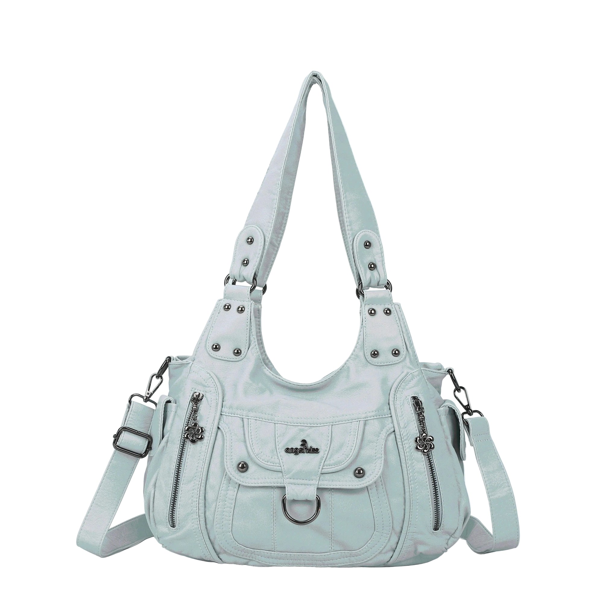 Vintage Slouchy Moto Shoulder Purse
