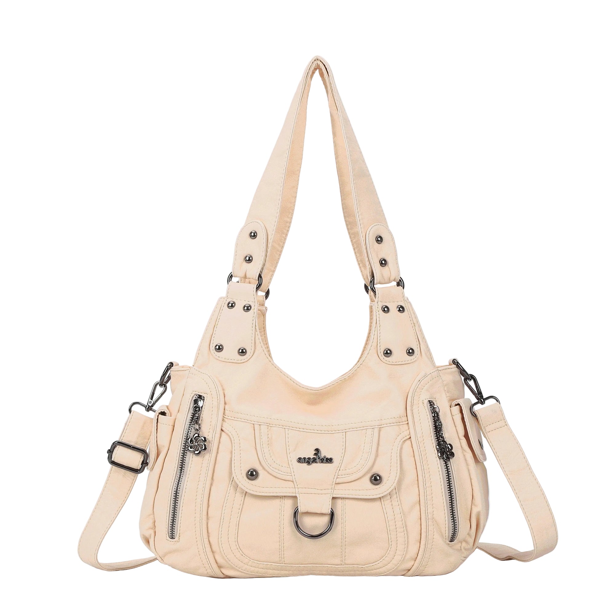 Vintage Slouchy Moto Shoulder Purse