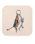 Tassel Beaded Bag Charm Keychai