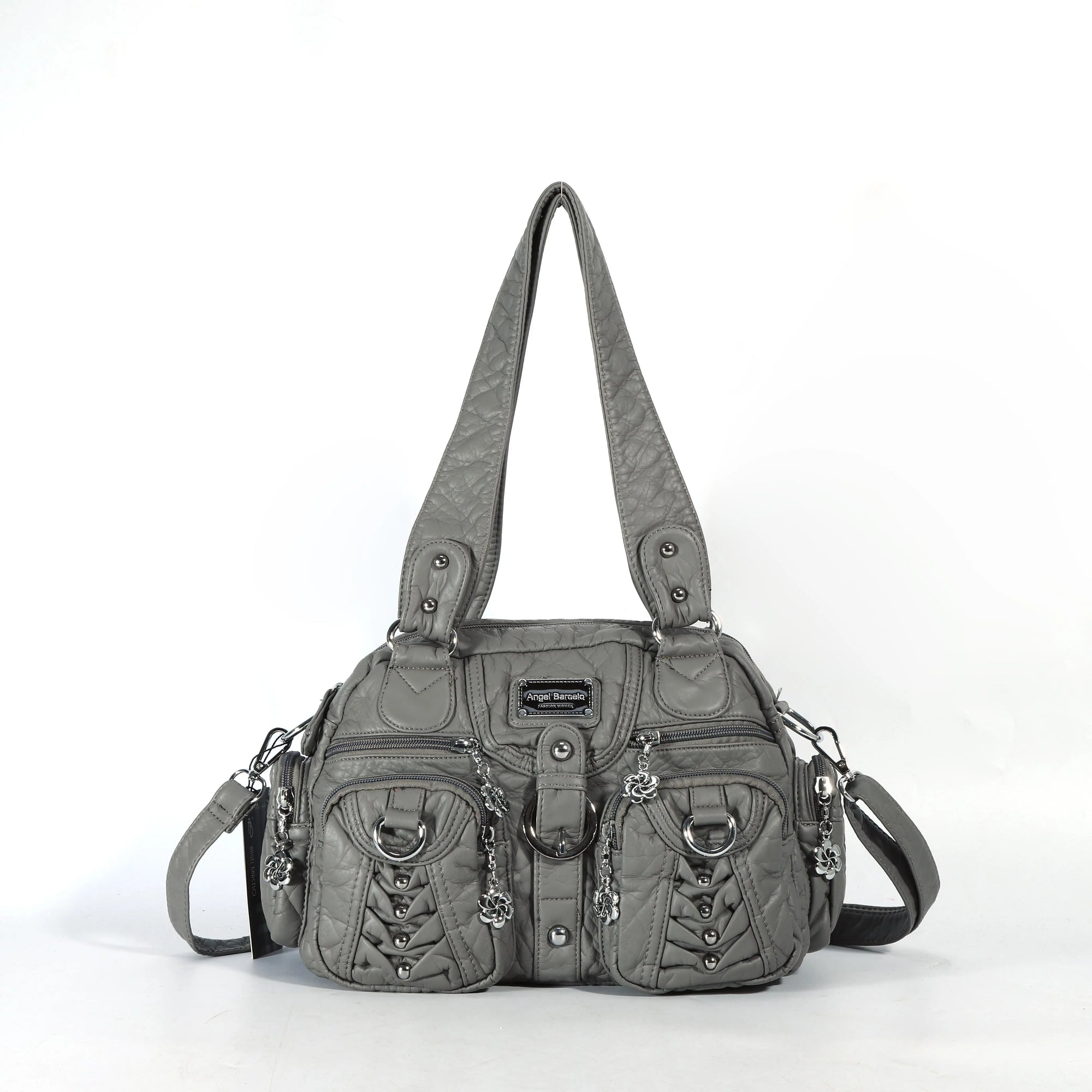 Washed Desigher Handbag For Women with Multi pockets