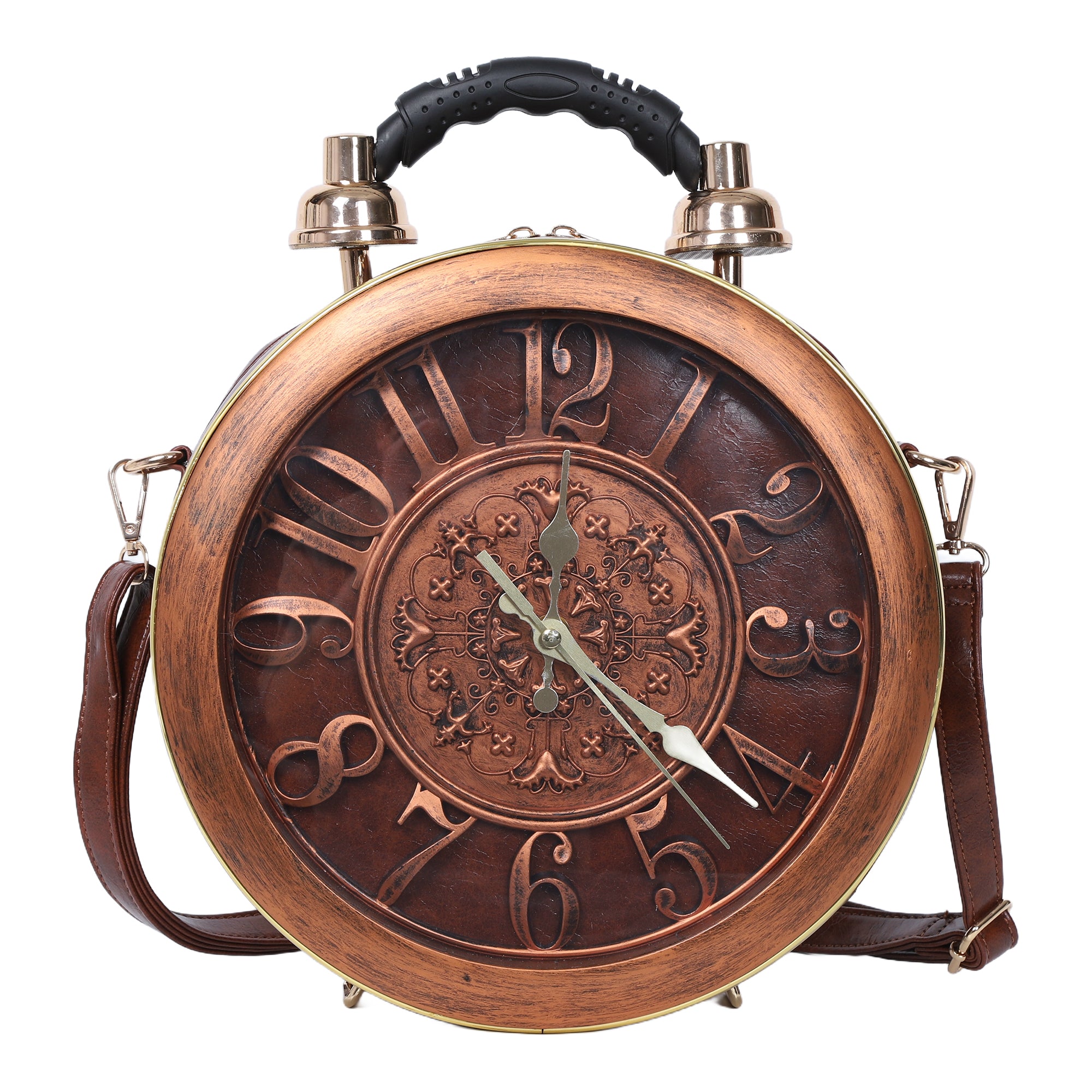 Women&#39;s personalized Creative clock shoulder bag