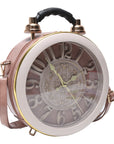 Women's personalized Creative clock shoulder bag