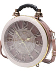 Women's personalized Creative clock shoulder bag