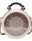 Women's personalized Creative clock shoulder bag