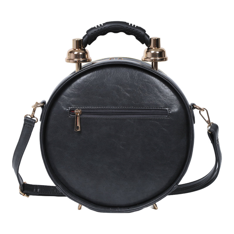 Women's personalized Creative clock shoulder bag