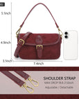 Suede Multi-Color Mini Shoulder Bag