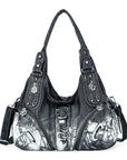 Tie-Dye Shoulder Bag Large Hobo Bag